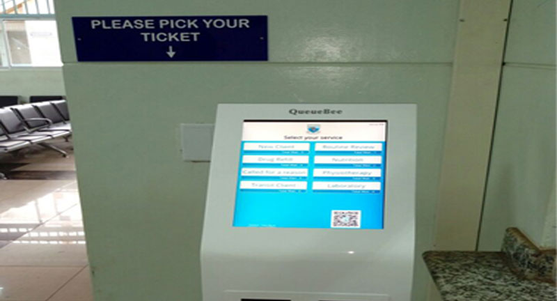 queue management system for hospital in Kenya