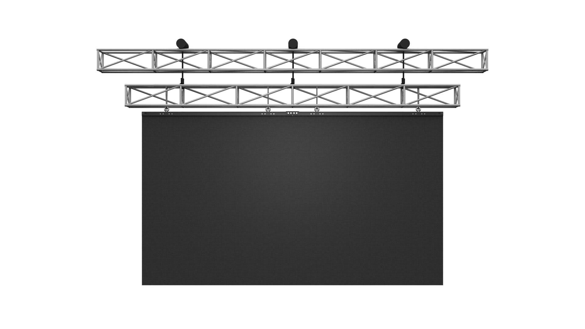 Hanging LED panel installation in kenya