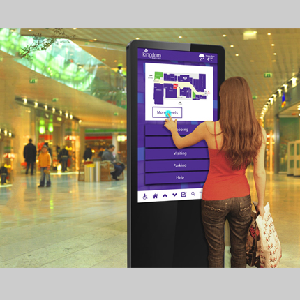 mall digital wayfinding interactive display in kenya