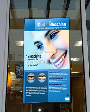 window advertising display
